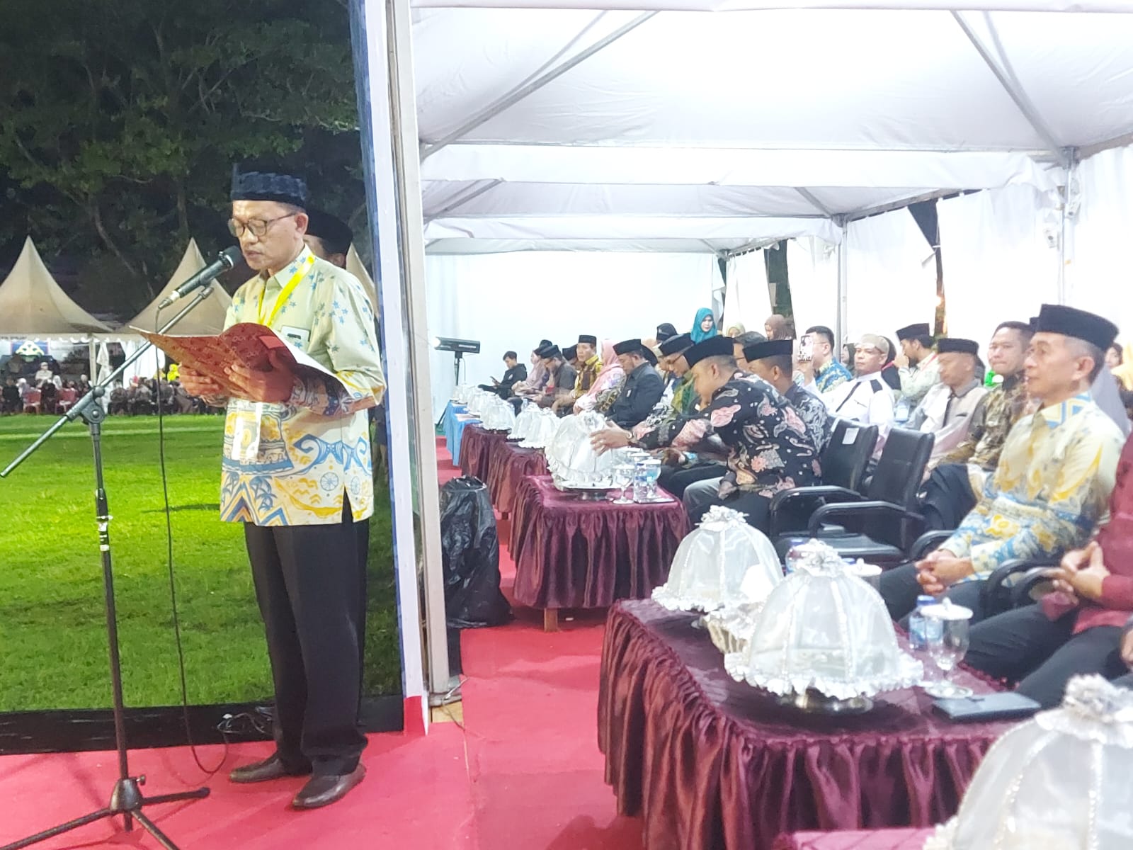 Kegiatan Seleksi Tilawatil Qur’an dan Hadits (STQH) XXXIII Tingkat Provinsi Sulawesi Selatan Tahun 2023 yang dilaksanakan di Kabupaten Kepulauan Selayar resmi ditutup, Senin (8/5/2023).