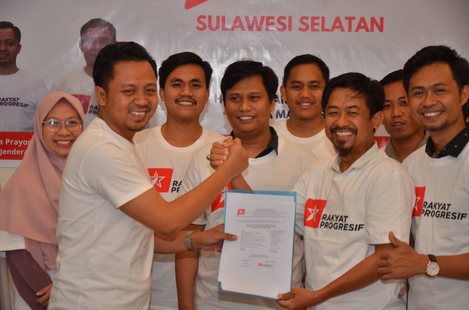 Perhimpunan Rakyat Progresif resmi berlayar di Sulawesi Selatan. Peresmian ini ditandai dengan pelantikan Dewan Pimpinan Wilayah (DPW) Sulawesi Selatan, di Hotel Amaris Pettarani, Makassar, Jumat (18/8/2023) malam.