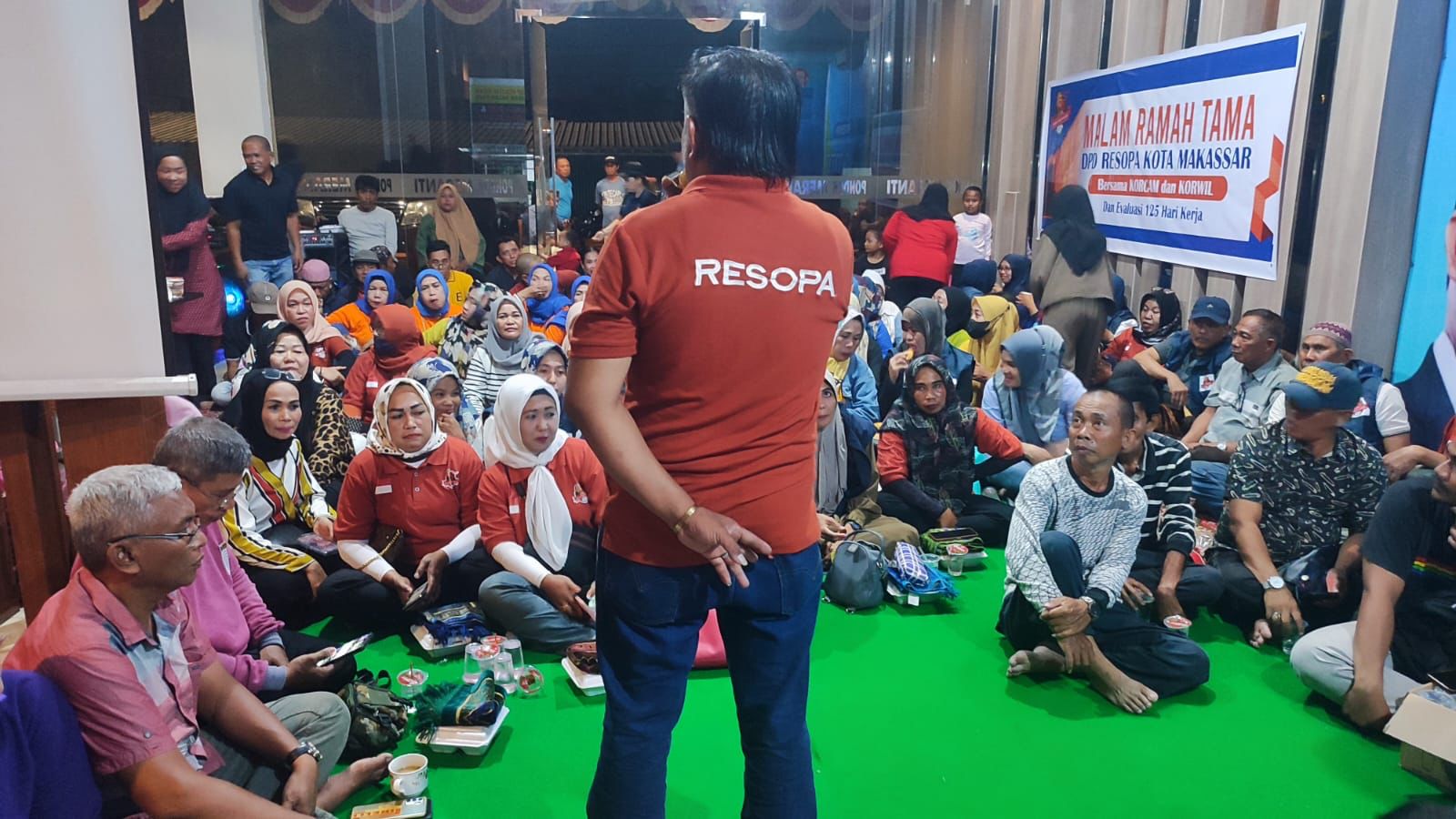 Pertemuan Relawan Soelawesi Pejuang Anies (ReSoPA), Senin (9/10/2023). Sebanyak 25 ribu relawan akan menjadi saksi pasangan Anies-Muhaimin (AMIN) di Kota Makassar.