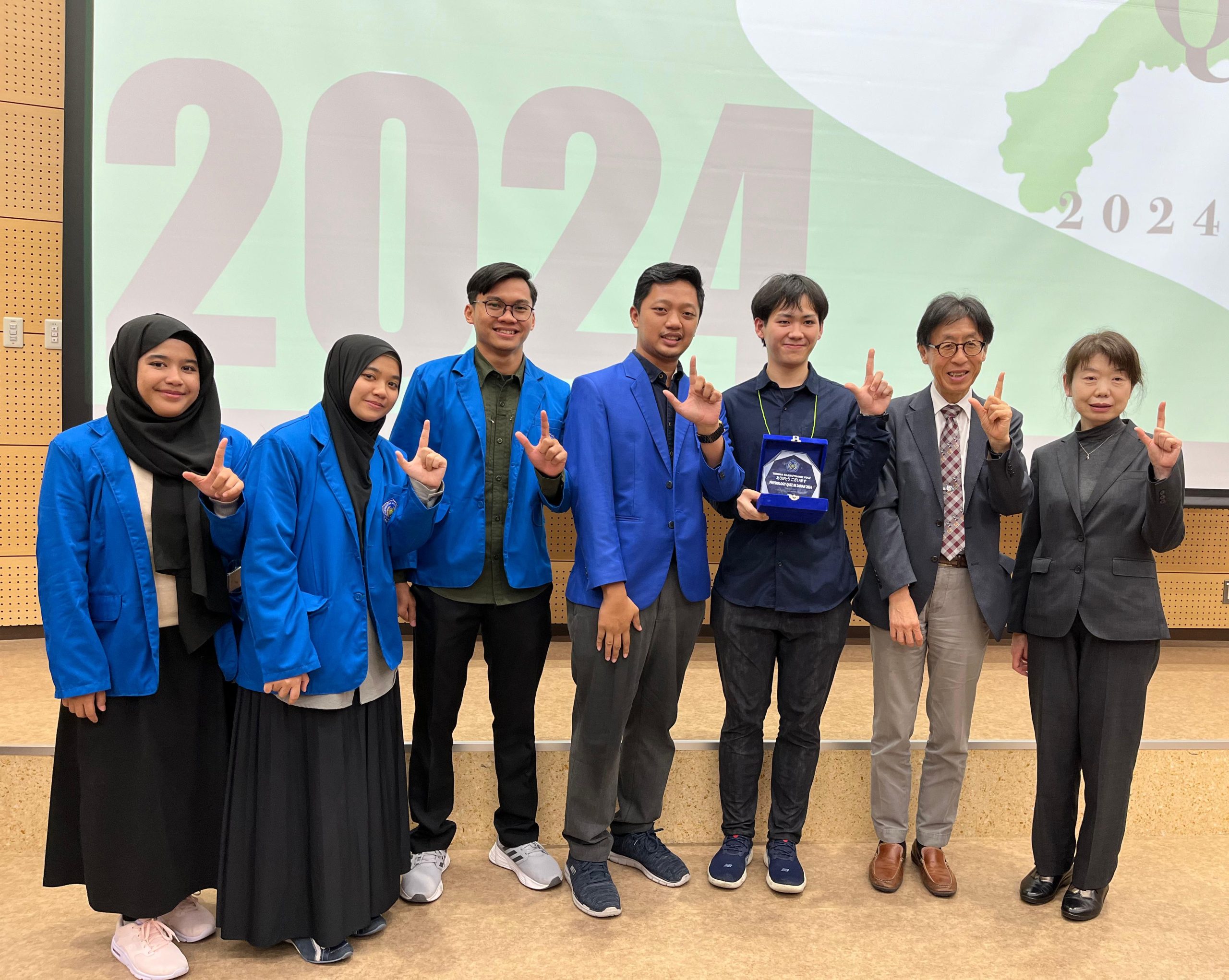 Perwakilan mahasiswa Fakultas Kedokteran dan Ilmu Kesehatan (FKIK) Unismuh Makassar berhasil menjadi finalis dalam olimpiade fisiologi kedokteran tingkat Internasional di Medical Faculty, Shimane University, Jepang, 23 - 24 Maret 2024.