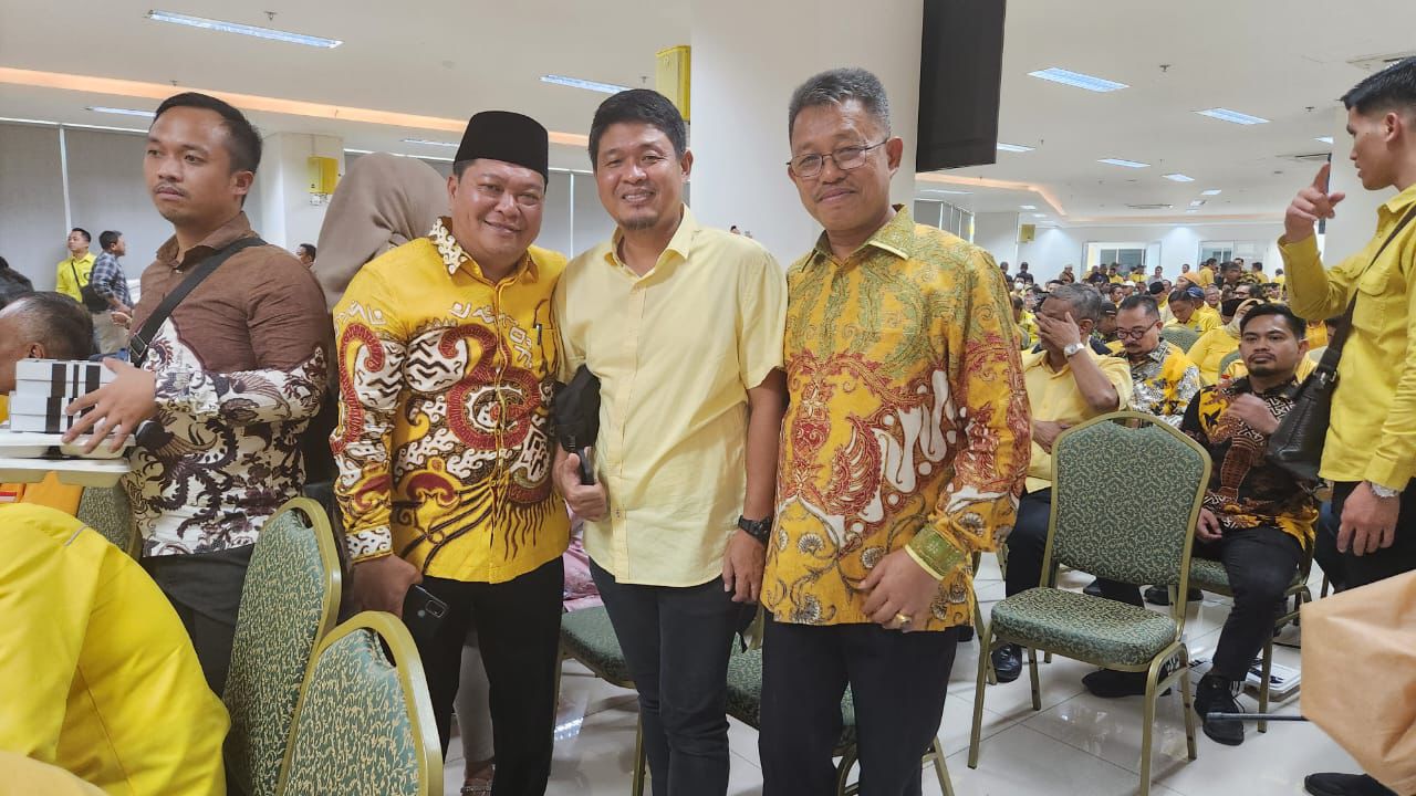 John Rende Mangontan (JRM) menghadiri pengarahan calon kepala daerah usungan Partai Golkar di Kantor DPP Partai Golkar, DKI Jakarta, Sabtu (6/4/2024) belum lama ini.