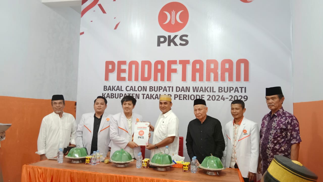 Mantan Ketua KPU Sulsel Faisal Amir resmi mendaftar di PKS Takalar, Minggu (26/5/2024) sore. dirinya opitimis bisa mengendarai PKS pada Pilkada Takalar November 2024 mendatang.