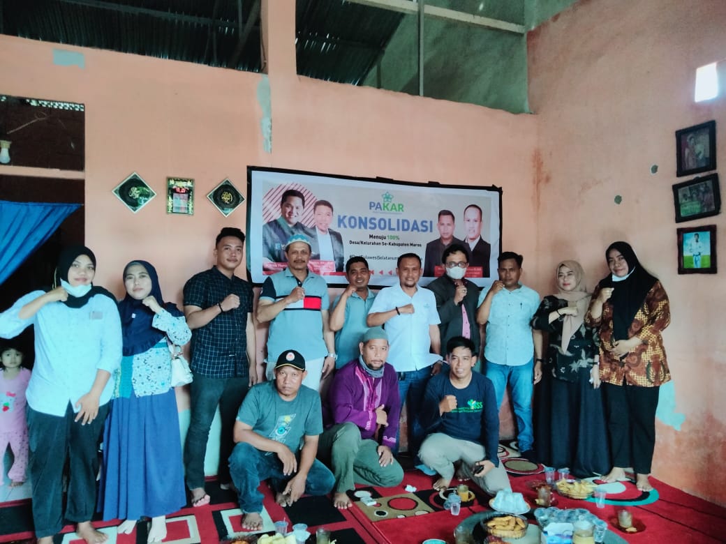 Suasana Rapat Konsolidasi PAKAR Kabupaten Maros.