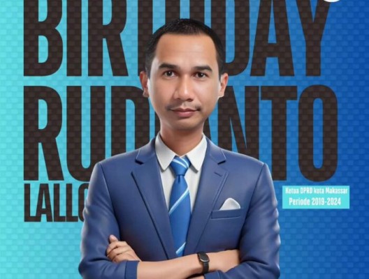 Pimpinan dan Anggota DPRD mengucapkan selamat ulangtahun kepada ketua DPRD Kota Makassar, Rudianto Lallo yang genap berusia 40 tahun, Sabtu (4/6/2024).