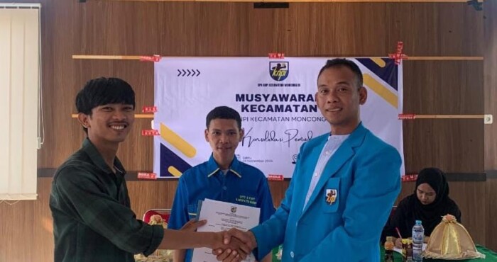 Musyawarah Kecamatan (Muscam) DPK KNPI Moncongloe Kabupaten Maros menetapkan Sakwan sebagai formatur ketua terpilih.