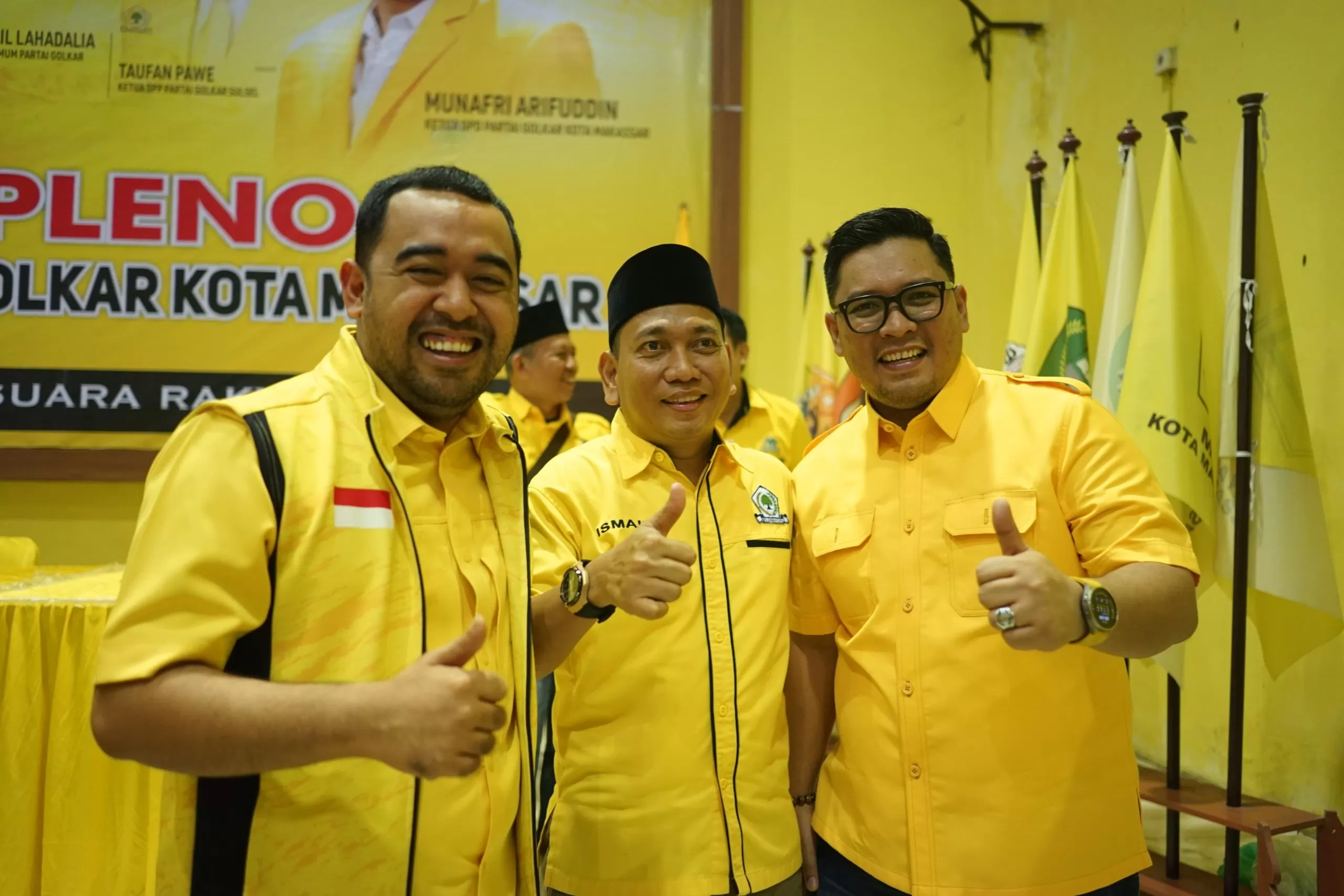 Sekretaris DPD II Golkar yang sebelumnya dijabat oleh Wahab Tahir digantikan oleh Andi Suharmika.