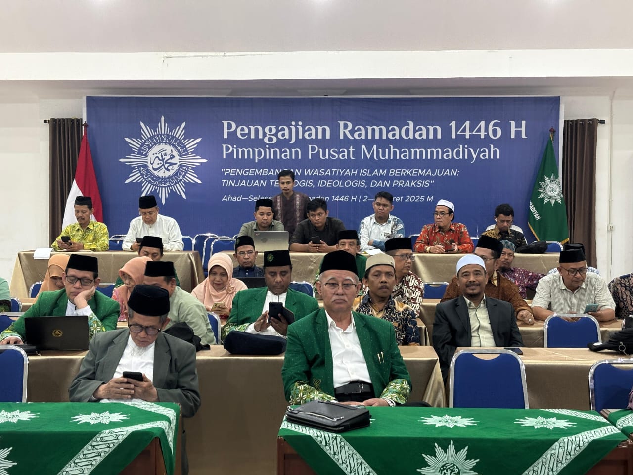 Suasana pengajian Ramadan 1446 H Pimpinan Pusat Muhammadiyah, kali ini Pimpinan Wilayah Muhammadiyah (PWM) Sulsel kembali akan menggelar pengajian serupa.