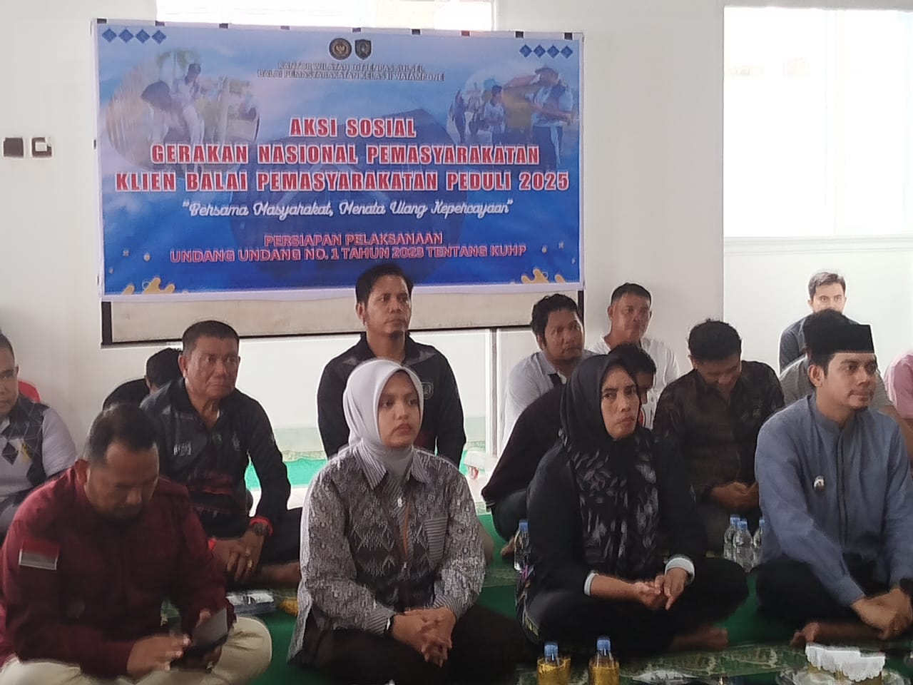 Hal ini menandai peluncuran ‘Gerakan Nasional Pemasyarakatan, Klien Balai Pemasyarakatan Peduli 2025’ pada Kamis (26/6/2025).