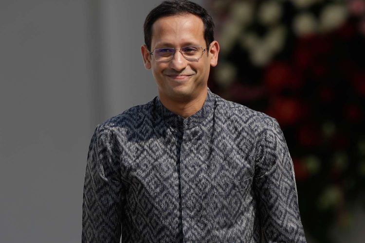 Nadiem Makarim, mantan Menteri Pendidikan, Kebudayaan, Riset, dan Teknologi (Mendikbudristek) periode 2019–2024.