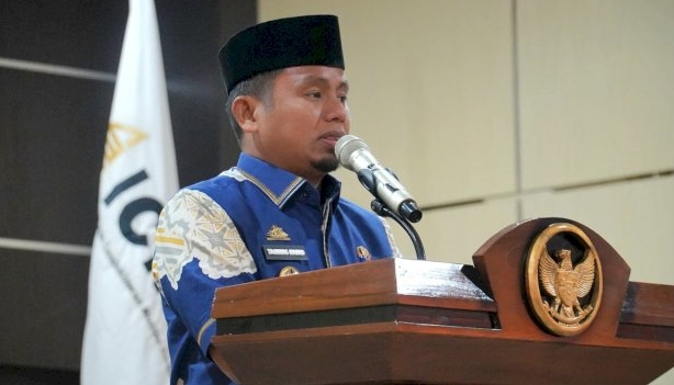 Wali Kota Parepare, Tasming Hamid, menghadiri sekaligus membuka kegiatan diskusi publik yang digelar Ikatan Cendekiawan Muslim Indonesia (ICMI) Orda Parepare.