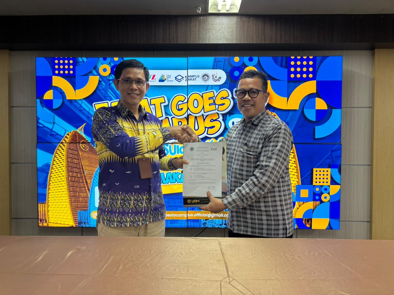 Forum Zakat (FOZ) bersama Universitas Negeri Makassar (UNM) menggelar Zakat Goes to Campus Chapter Sulsel (20/11/2025).