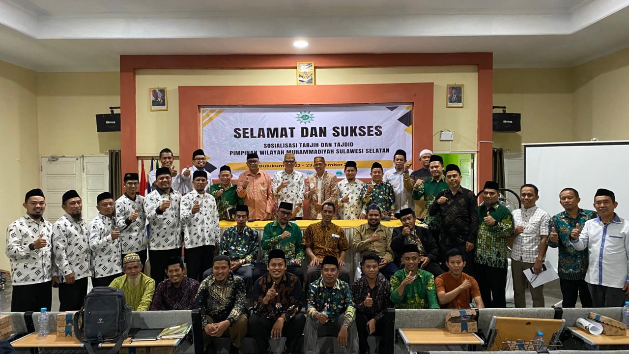 Majelis Tarjih dan Tajdid Pimpinan Wilayah (PW) Muhammadiyah Sulsel menggelar sosialisasi tarjih di Universitas Muhammadiyah Bulukumba, 21-23 November 2025.