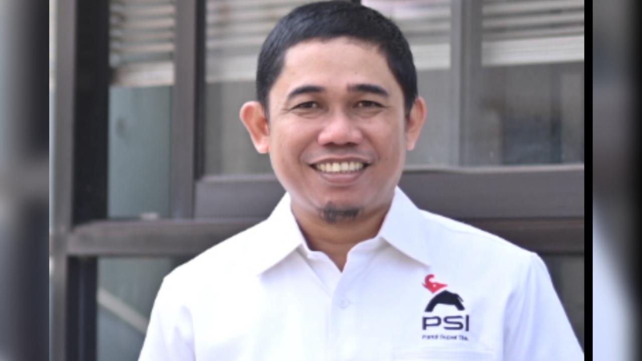 Ketua DPD PSI Kota Makassar, Sukarno Lallo.