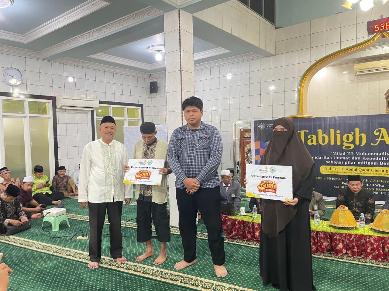 Kegiatan ini berlangsung pada Sabtu, 20 Desember 2025, bertempat di Masjid Nurul Iman Pannara, Kecamatan Manggala, Kota Makassar.