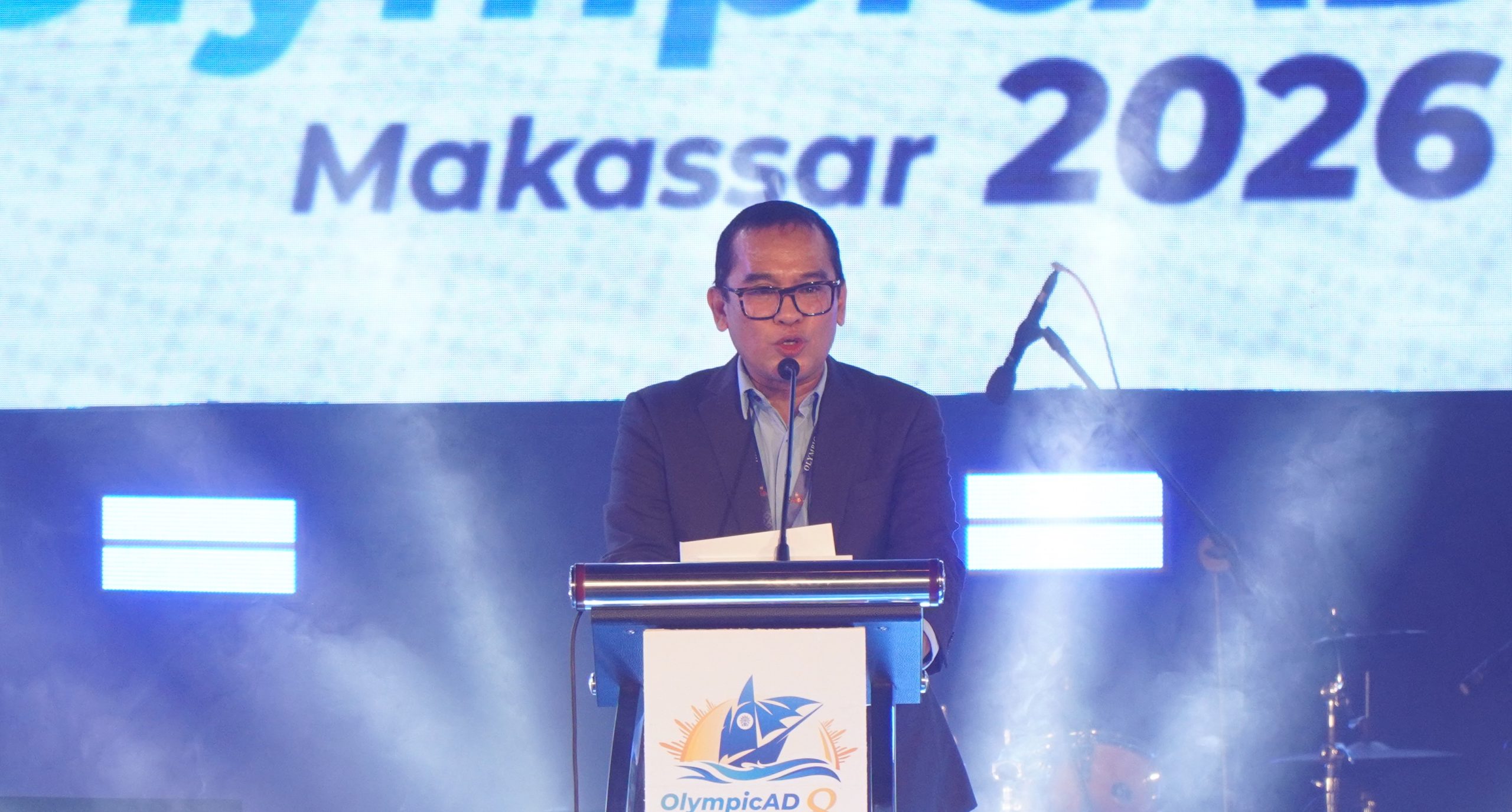 Ketua Panitia Pusat OlympicAD VIII, Prof. Dr. Baharuddin.