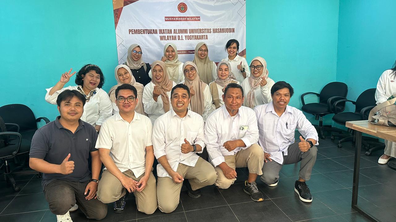 Prof. Eliza terpilih secara aklamasi dalam Musyawarah Wilayah (Muswil) pembentukan kepengurusan IKA Unhas DIY yang digelar secara hibrid pada Rabu (4/3/2026).