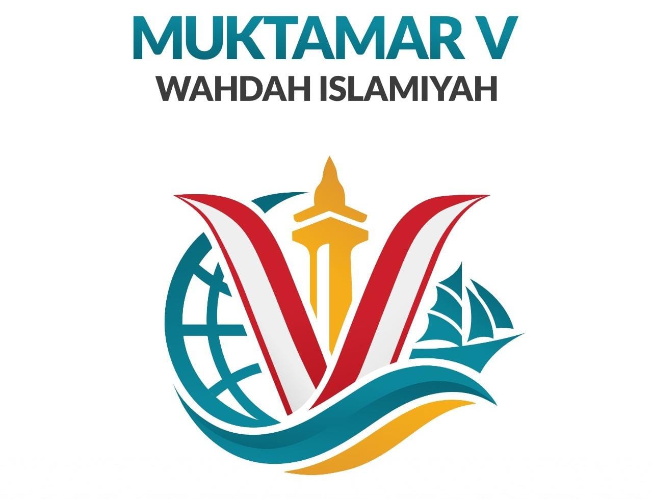 Logo Muktamar V Wahdah Islamiyah.