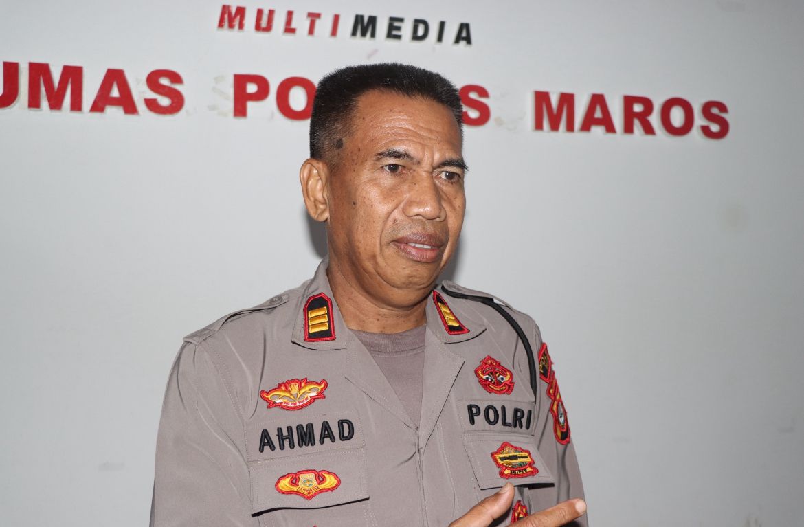 Kasi Humas Polres Maros AKP Ahmad, S.Sos., M.H