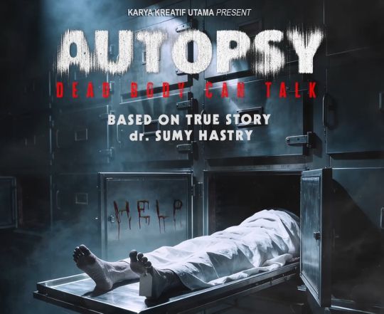 Film AUTOPSY: Dead Body Can Talk dipastikan tayang serentak di bioskop seluruh Indonesia mulai 3 September 2026.