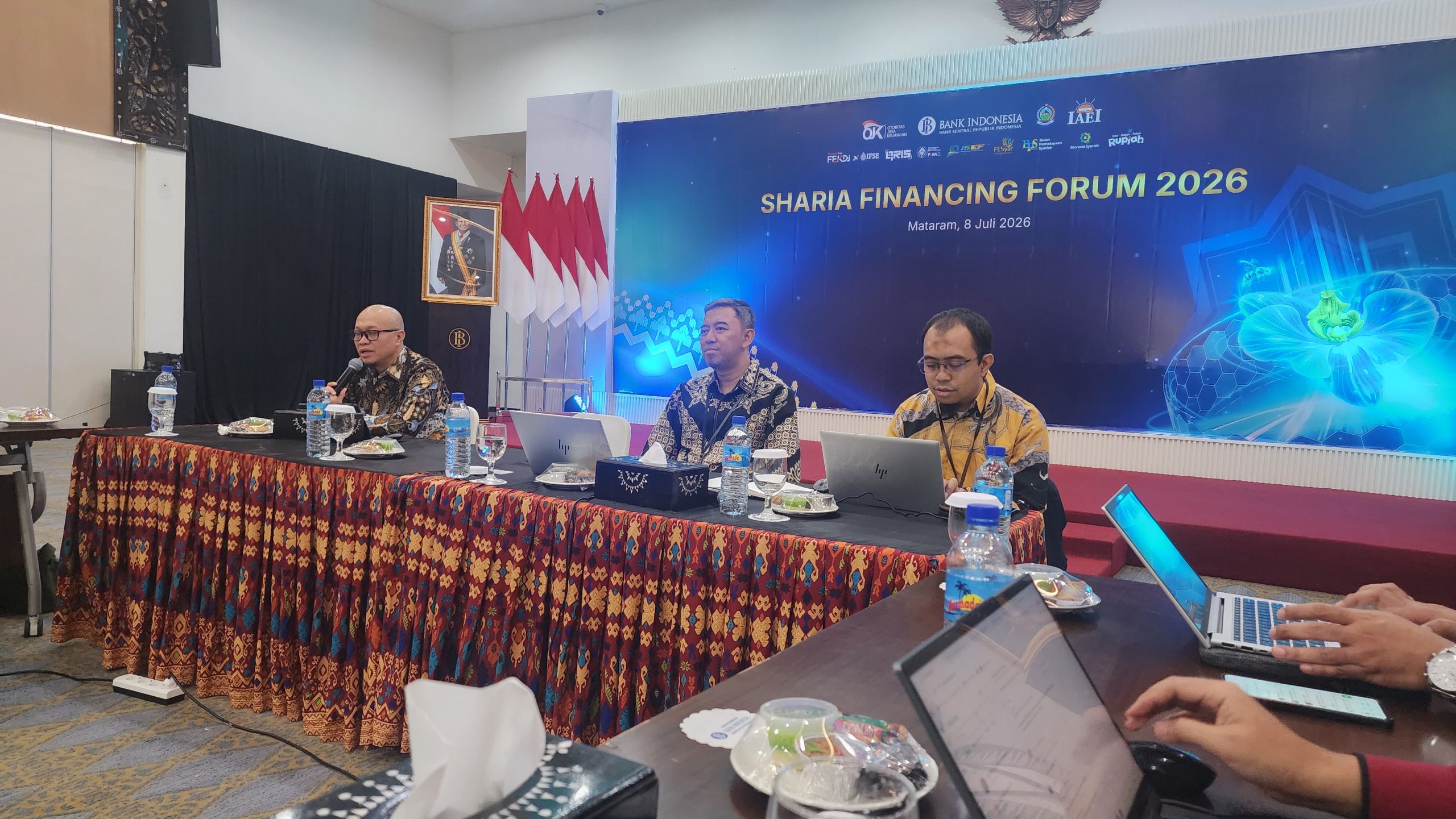 Sharia Financing Forum (SHAFF) 2026 Regional Kawasan Timur Indonesia (KTI) yang digelar di Kantor Perwakilan Bank Indonesia Provinsi Nusa Tenggara Barat, Rabu (8/7/2026),