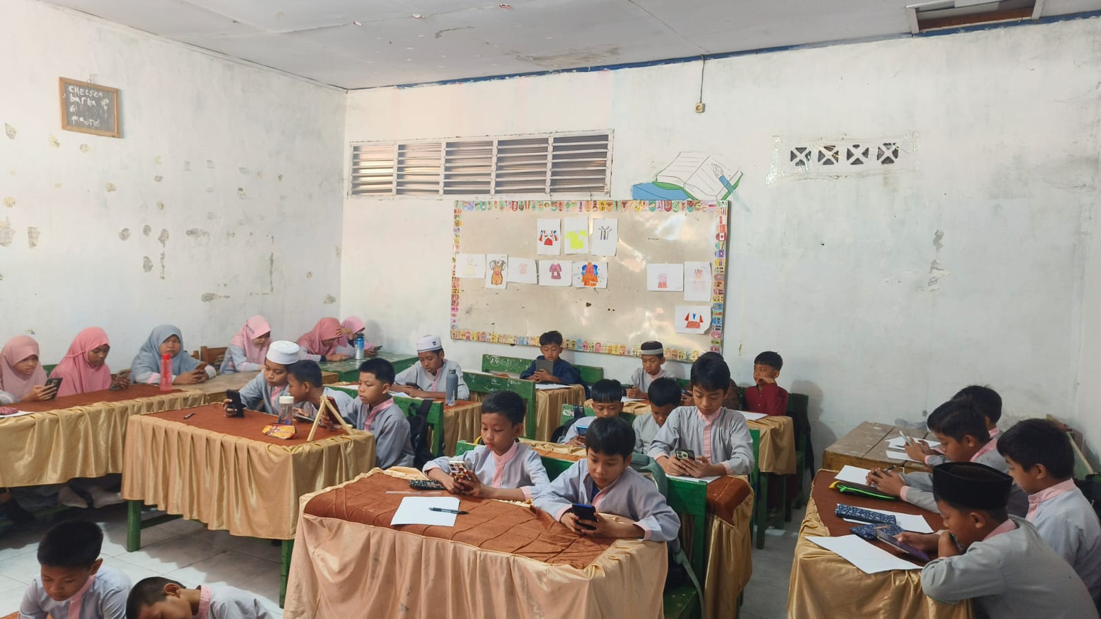Suasana kegiatan Try out yang berlangsung serentak di sekolah masing-masing selama tiga hari, Senin (31/8/2026) hingga Rabu (2/9/2026).