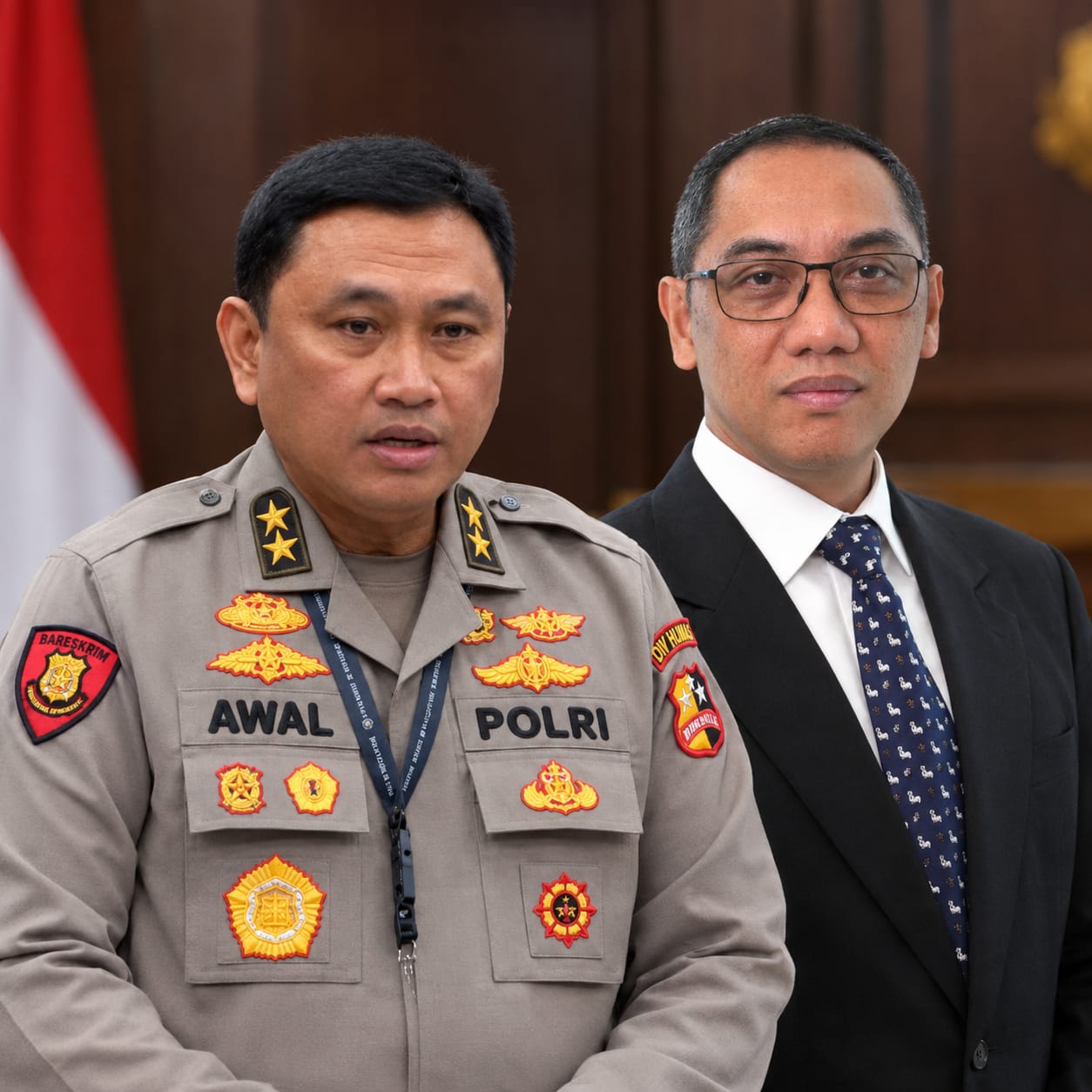 Menakar Dua Rekam Jejak Pati Polri: Irjen Pol M. Awal Chairuddin dan Irjen Pol Alexander Sabar.