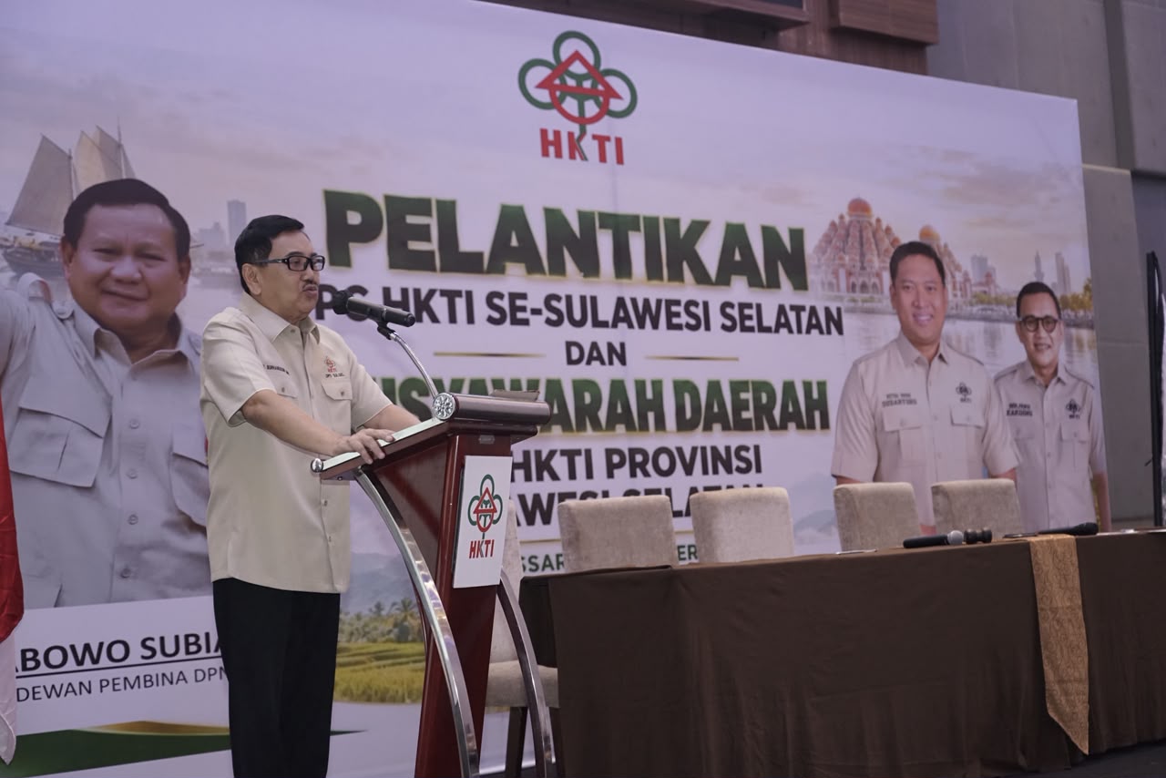 Irjen Pol (Purn.) Dr. H. Burhanuddin Andi, M.H. terpilih secara aklamasi sebagai Ketua DPD HKTI Sulawesi Selatan.