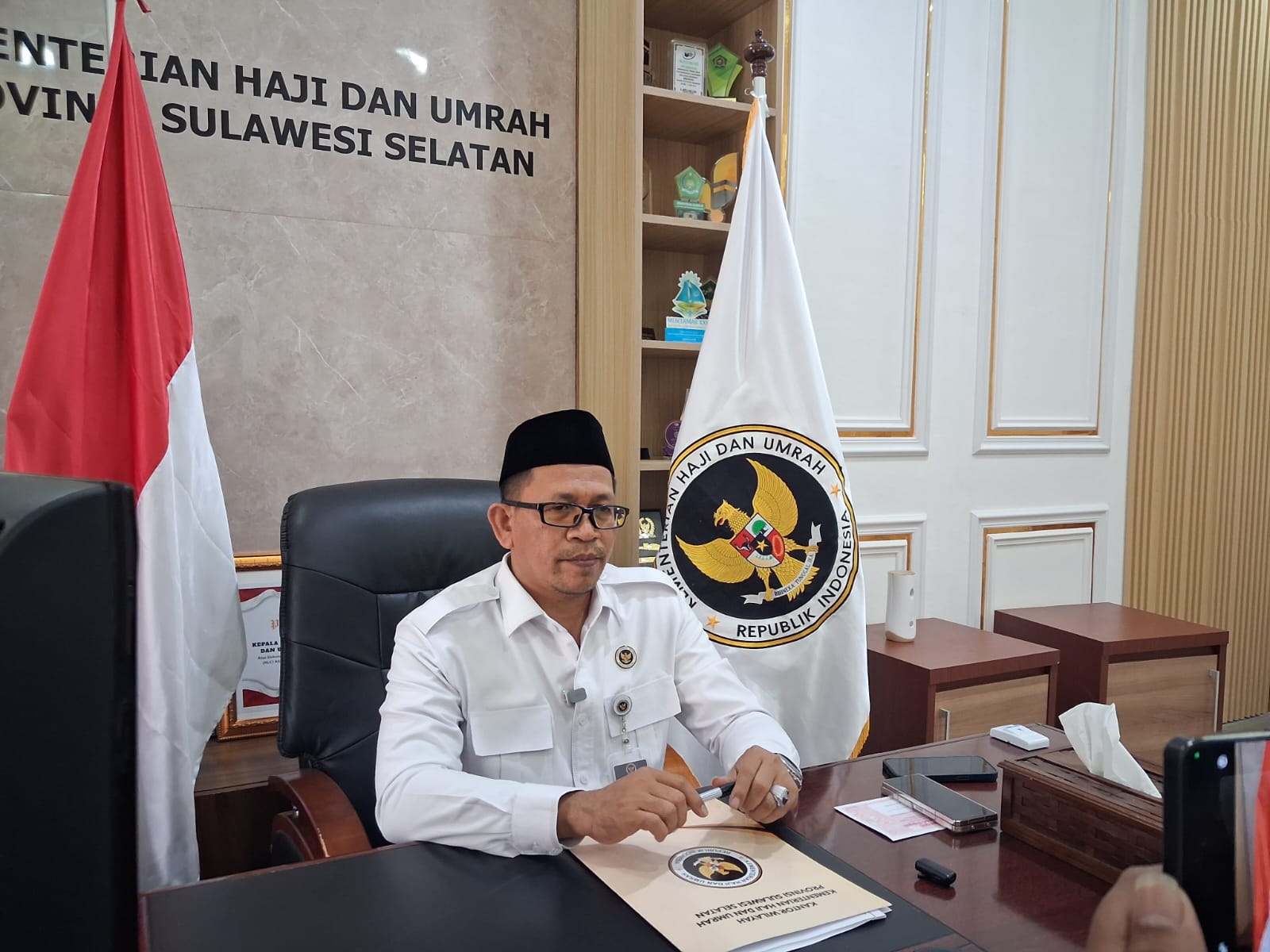 Kepala Kanwil Kemenhaj Sulsel Ikbal Ismail.