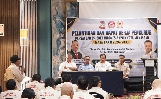 Kegiatan pelantikan dan rapat kerja dengan tajuk 'Satu visi, satu komitmen untuk prestasi kota Makassar' ini dilaksanakan di Hotel Mercure Makassar, Jl. AP. Pettarani Makassar, Kamis (15/10/2026).
