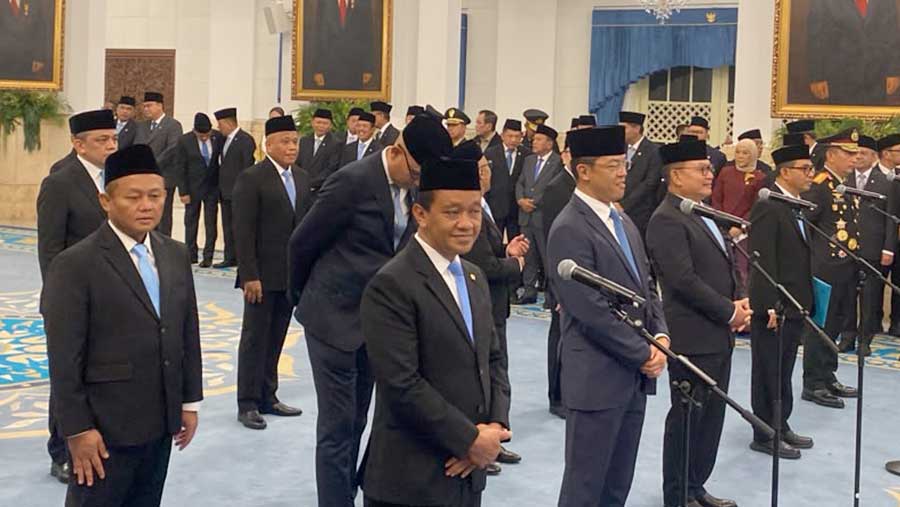 Presiden Prabowo Subianto melantik sejumlah menteri dan wakil menteri Kabinet Merah Putih sisa masa jabatan periode 2024-2029 di Istana Negara, Jakarta Pusat, Kamis (1/10/2026). (Int)